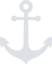 Gray anchor icon with a round top, crossbar, and two flukes, centered on a light background—ideal for representing Anchor Home Inspection or CT Home Inspection services.